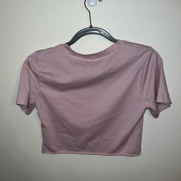 Romwe Cropped Short Sleeved Shirt Women’s Small - Picture 2 of 3